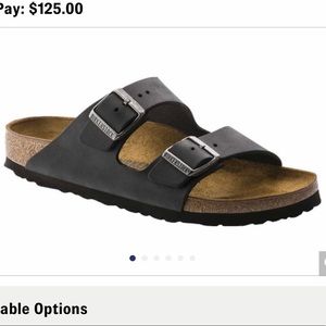 Birkenstock Arizona Birko Flor black sandal